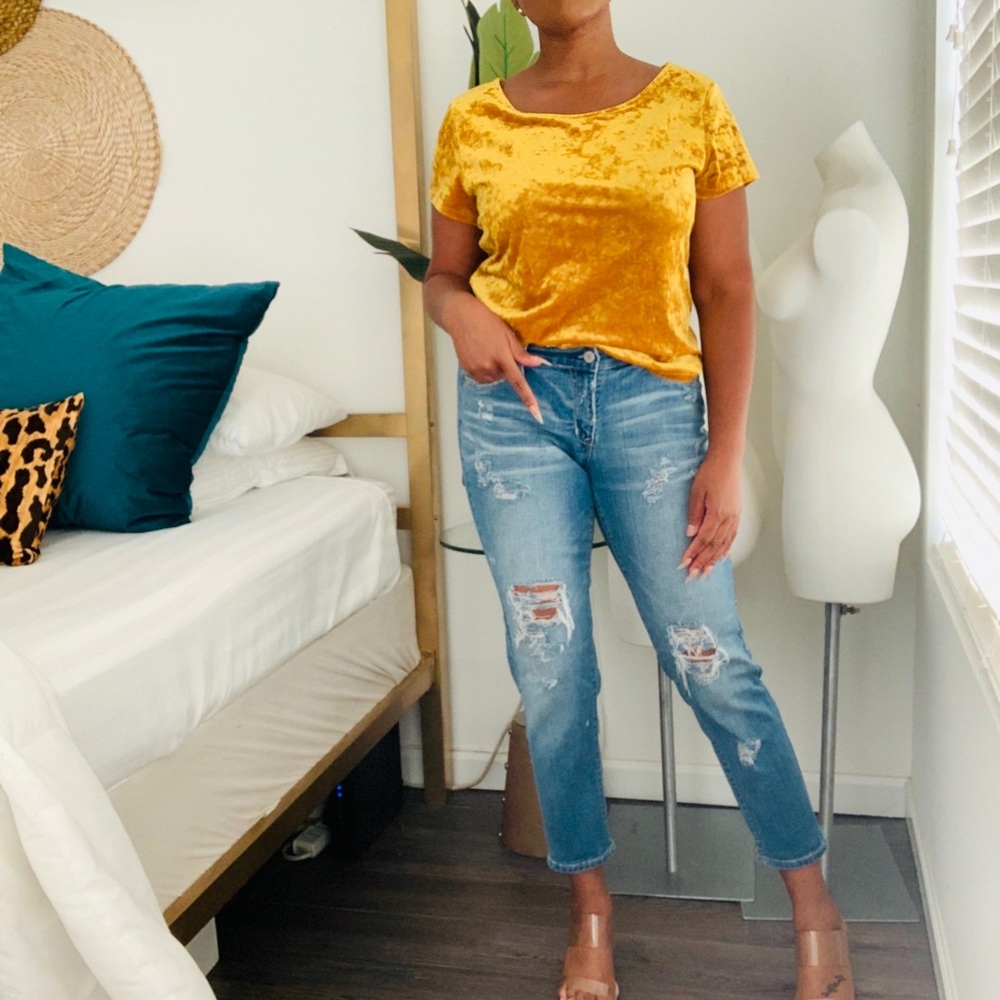 Old Navy Stretch Cropped Denim